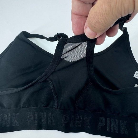 Pink Racer Shear back Sports Bra - Picture 4 of 8